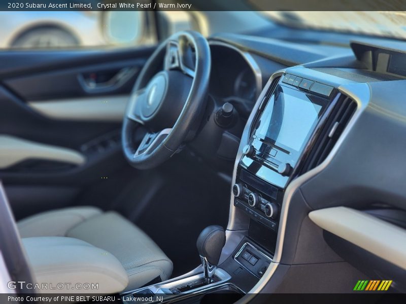 Crystal White Pearl / Warm Ivory 2020 Subaru Ascent Limited