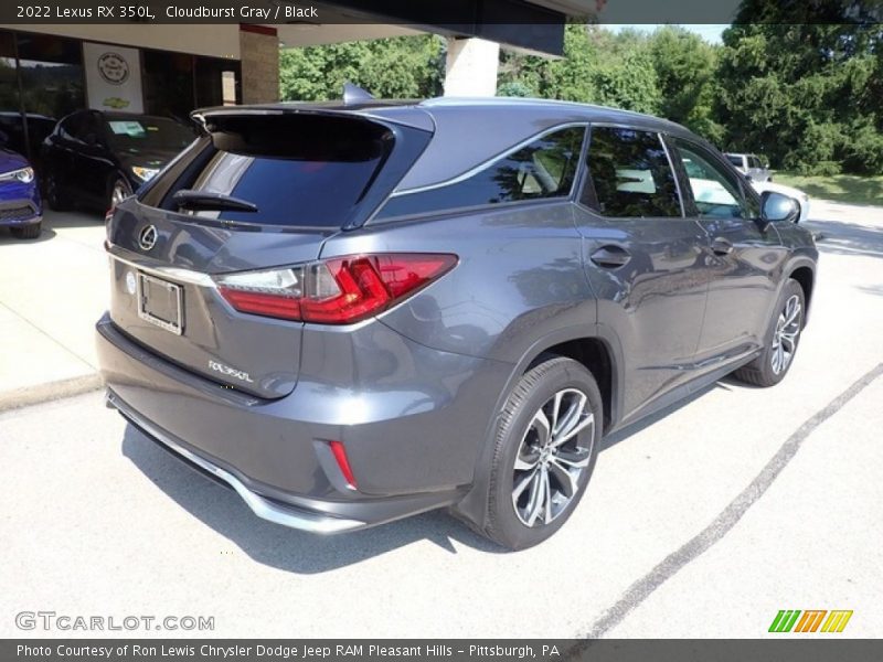 Cloudburst Gray / Black 2022 Lexus RX 350L