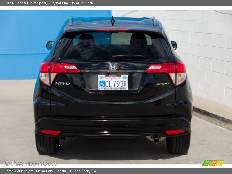 Crystal Black Pearl / Black 2021 Honda HR-V Sport