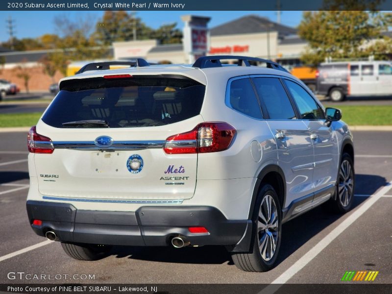Crystal White Pearl / Warm Ivory 2020 Subaru Ascent Limited