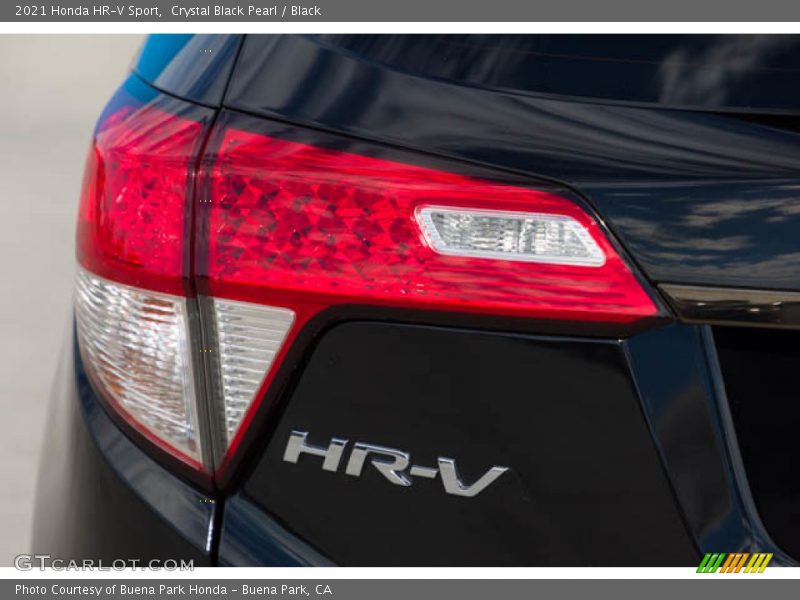 Crystal Black Pearl / Black 2021 Honda HR-V Sport