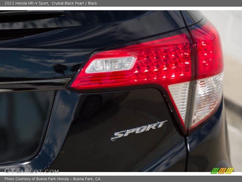 Crystal Black Pearl / Black 2021 Honda HR-V Sport
