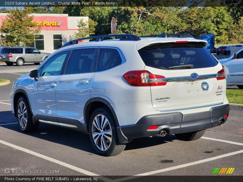 Crystal White Pearl / Warm Ivory 2020 Subaru Ascent Limited