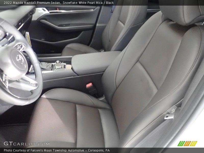 Front Seat of 2022 Mazda3 Premium Sedan