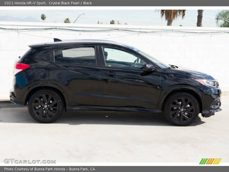 Crystal Black Pearl / Black 2021 Honda HR-V Sport