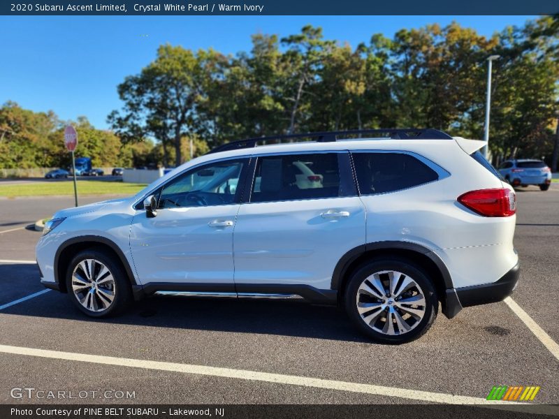 Crystal White Pearl / Warm Ivory 2020 Subaru Ascent Limited