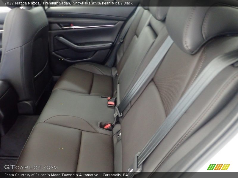 Rear Seat of 2022 Mazda3 Premium Sedan