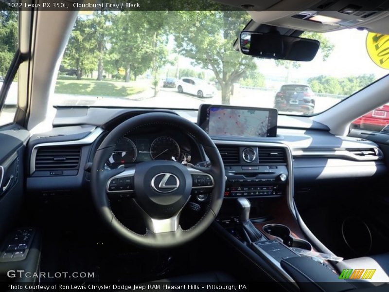 Cloudburst Gray / Black 2022 Lexus RX 350L