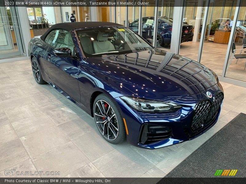 Tanzanite Blue II Metallic / Oyster 2023 BMW 4 Series M440i xDrive Convertible