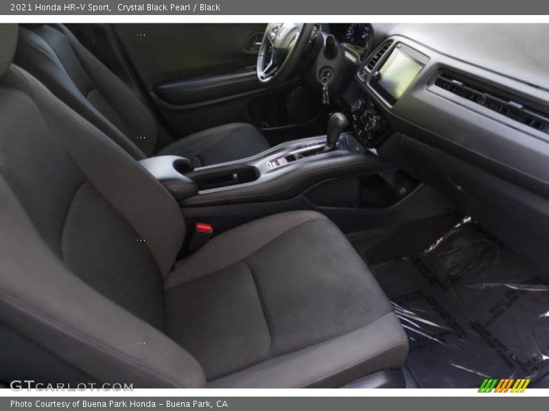 Crystal Black Pearl / Black 2021 Honda HR-V Sport