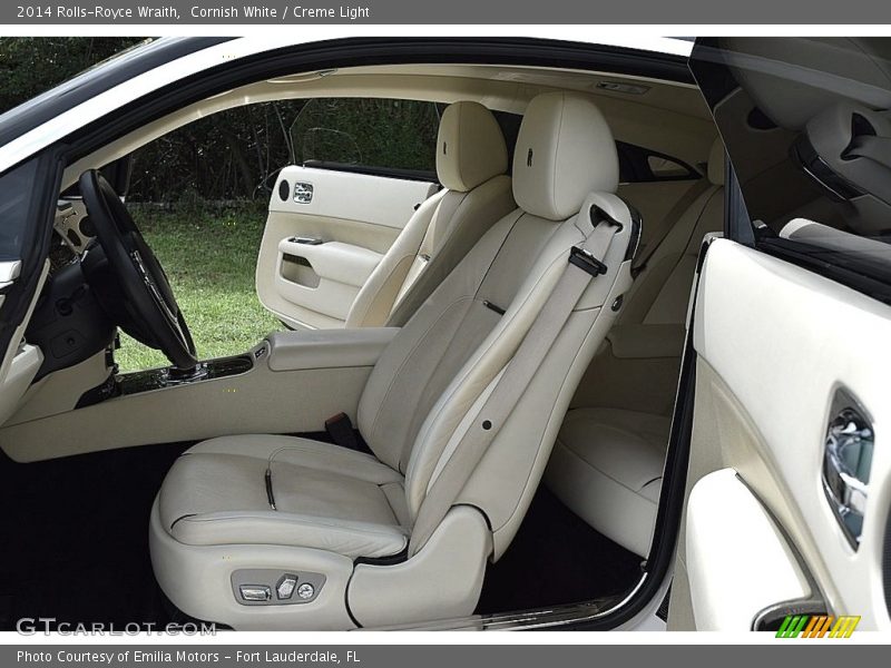 Front Seat of 2014 Wraith 