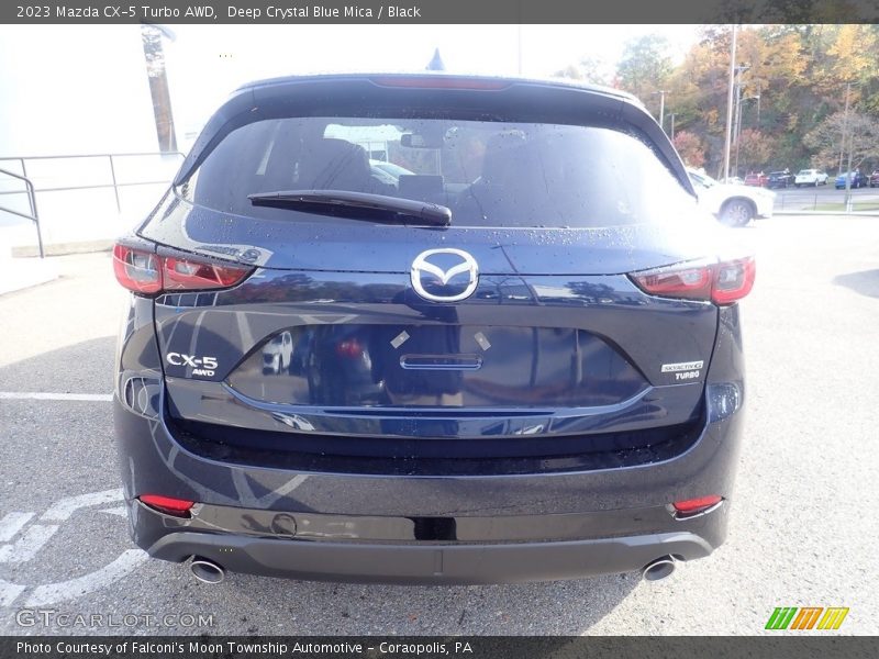 Deep Crystal Blue Mica / Black 2023 Mazda CX-5 Turbo AWD
