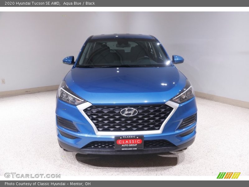 Aqua Blue / Black 2020 Hyundai Tucson SE AWD