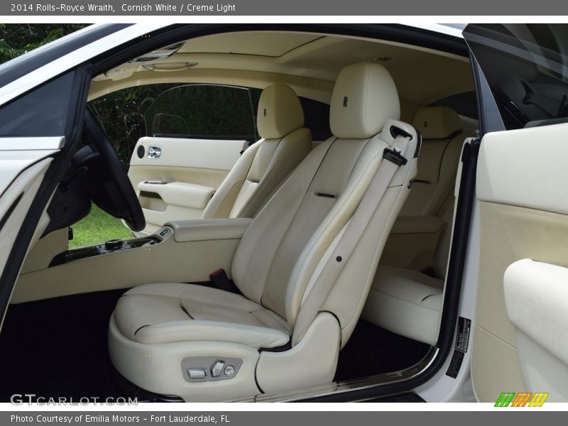 Front Seat of 2014 Wraith 