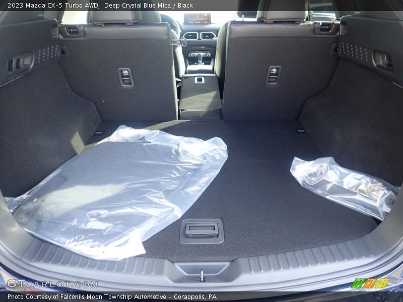 Deep Crystal Blue Mica / Black 2023 Mazda CX-5 Turbo AWD