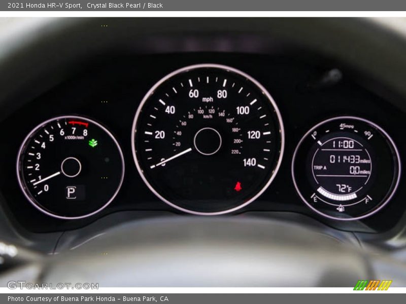 Crystal Black Pearl / Black 2021 Honda HR-V Sport
