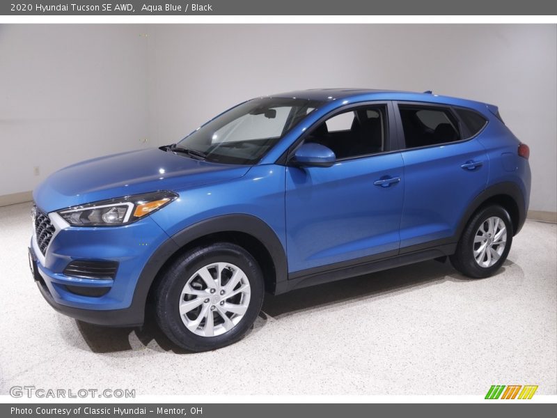 Aqua Blue / Black 2020 Hyundai Tucson SE AWD