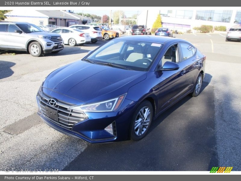 Lakeside Blue / Gray 2020 Hyundai Elantra SEL