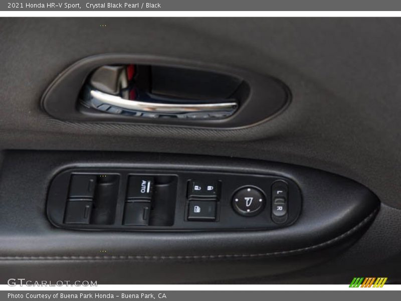 Crystal Black Pearl / Black 2021 Honda HR-V Sport