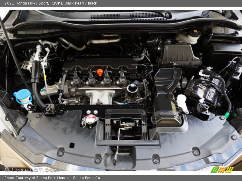 Crystal Black Pearl / Black 2021 Honda HR-V Sport