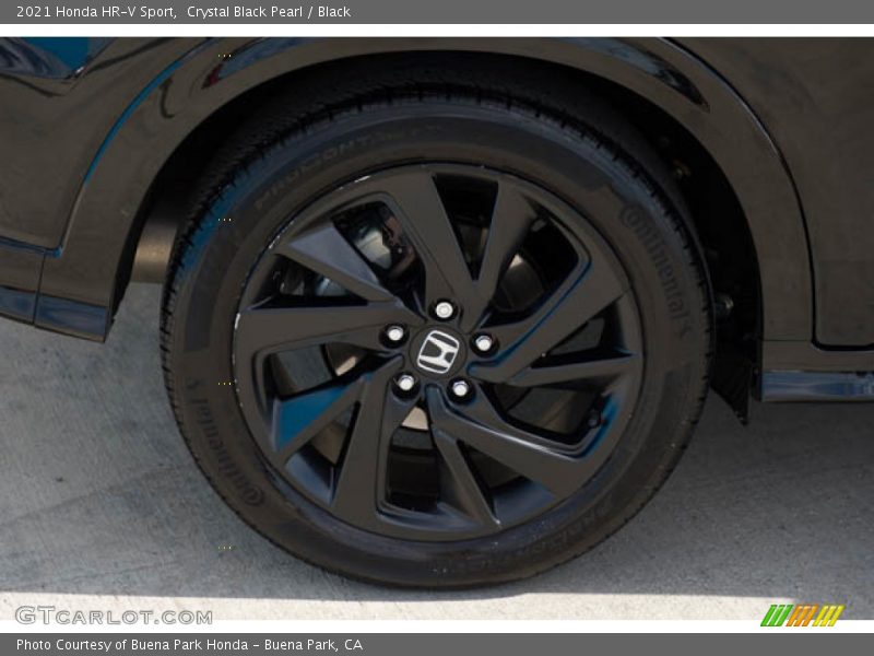 Crystal Black Pearl / Black 2021 Honda HR-V Sport