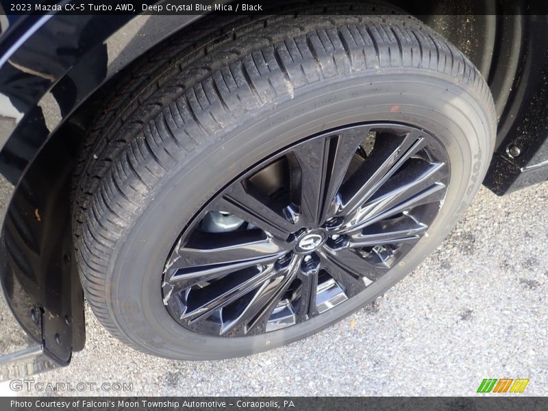 Deep Crystal Blue Mica / Black 2023 Mazda CX-5 Turbo AWD