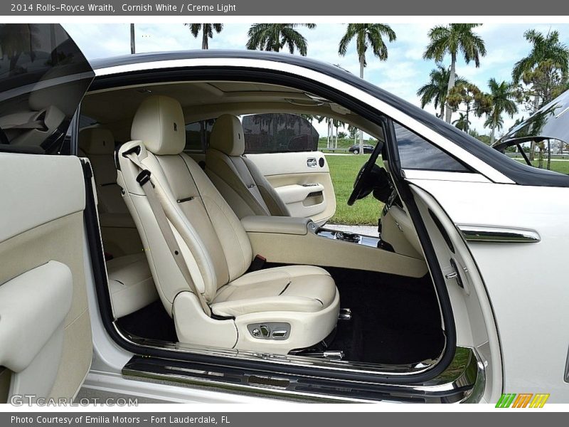 Front Seat of 2014 Wraith 