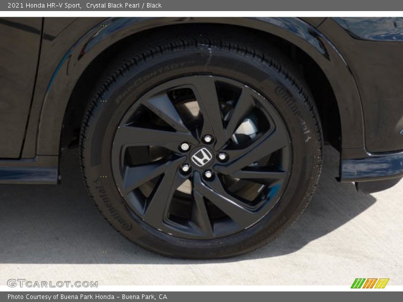 Crystal Black Pearl / Black 2021 Honda HR-V Sport