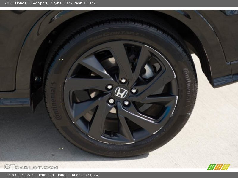 Crystal Black Pearl / Black 2021 Honda HR-V Sport
