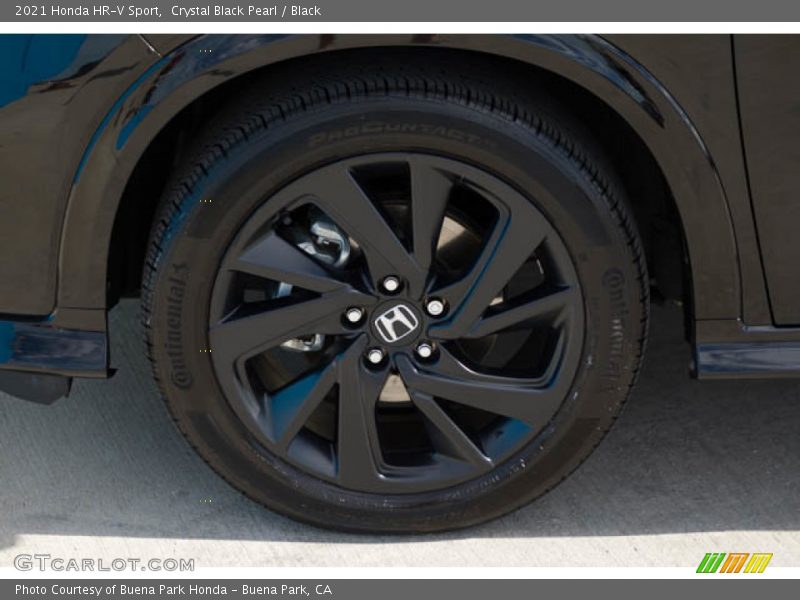 Crystal Black Pearl / Black 2021 Honda HR-V Sport