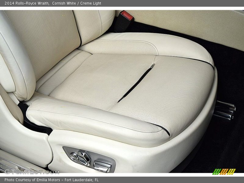 Front Seat of 2014 Wraith 