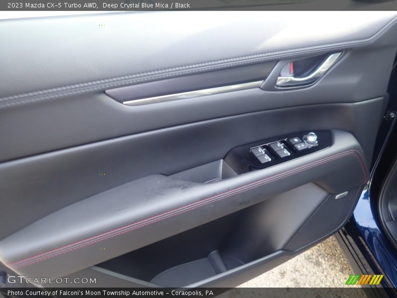 Deep Crystal Blue Mica / Black 2023 Mazda CX-5 Turbo AWD