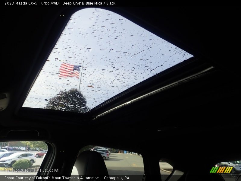 Deep Crystal Blue Mica / Black 2023 Mazda CX-5 Turbo AWD