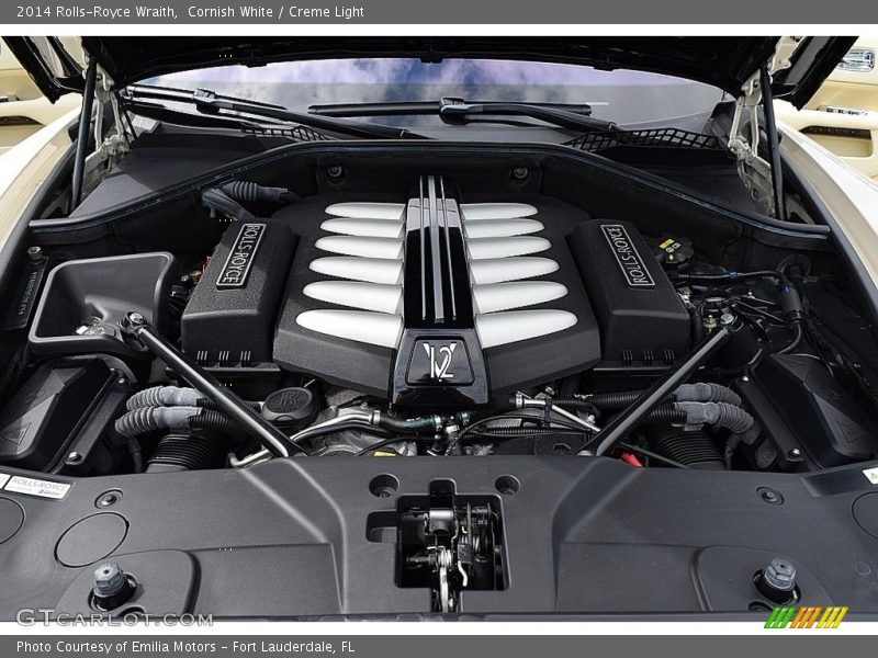  2014 Wraith  Engine - 6.6 Liter Twin Turbocharged DOHC 48-Valve VVT V12