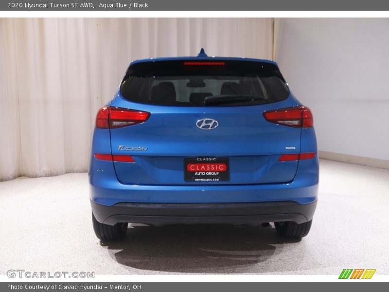 Aqua Blue / Black 2020 Hyundai Tucson SE AWD