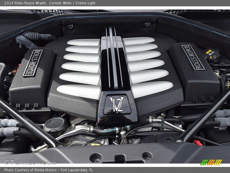  2014 Wraith  Engine - 6.6 Liter Twin Turbocharged DOHC 48-Valve VVT V12