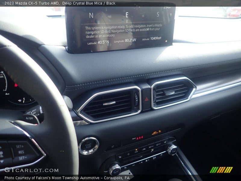 Deep Crystal Blue Mica / Black 2023 Mazda CX-5 Turbo AWD