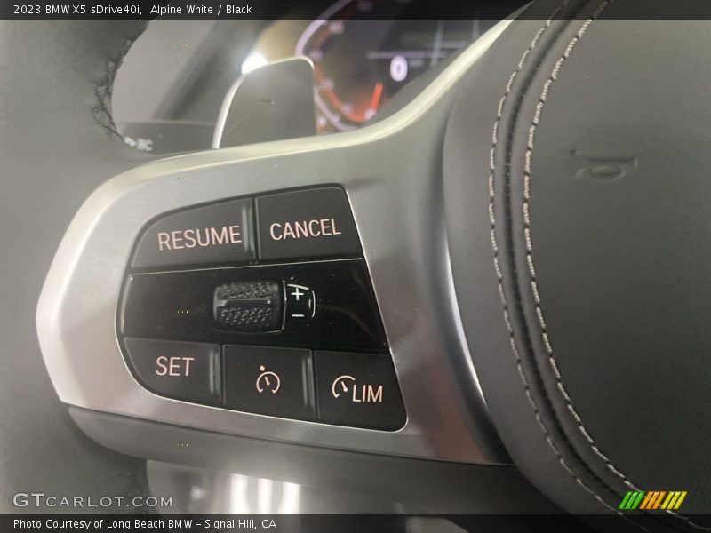 Alpine White / Black 2023 BMW X5 sDrive40i