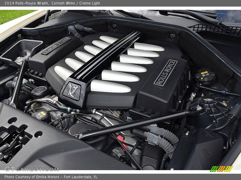  2014 Wraith  Engine - 6.6 Liter Twin Turbocharged DOHC 48-Valve VVT V12