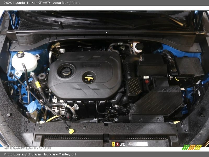 Aqua Blue / Black 2020 Hyundai Tucson SE AWD