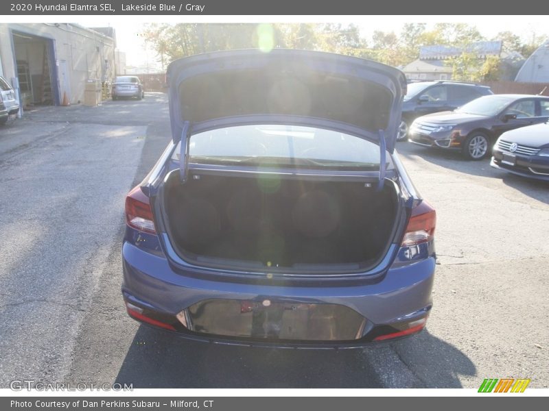 Lakeside Blue / Gray 2020 Hyundai Elantra SEL