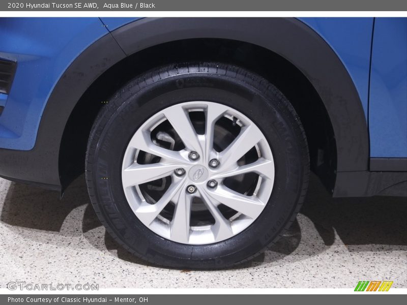 Aqua Blue / Black 2020 Hyundai Tucson SE AWD