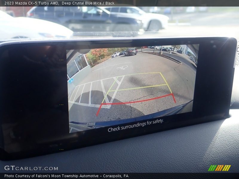 Deep Crystal Blue Mica / Black 2023 Mazda CX-5 Turbo AWD