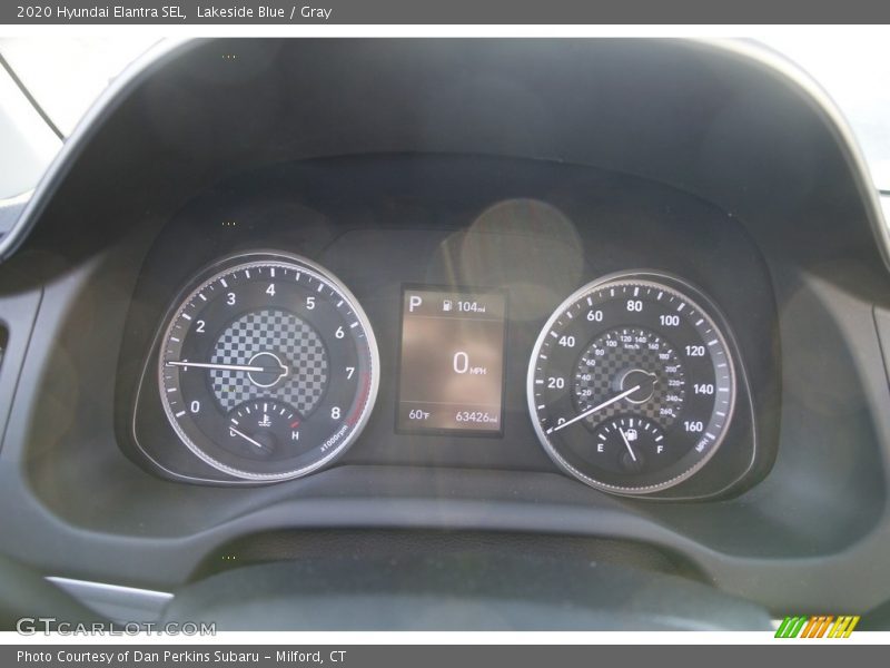 Lakeside Blue / Gray 2020 Hyundai Elantra SEL