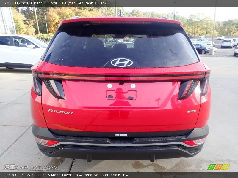 Calypso Red Pearl / Black 2023 Hyundai Tucson SEL AWD