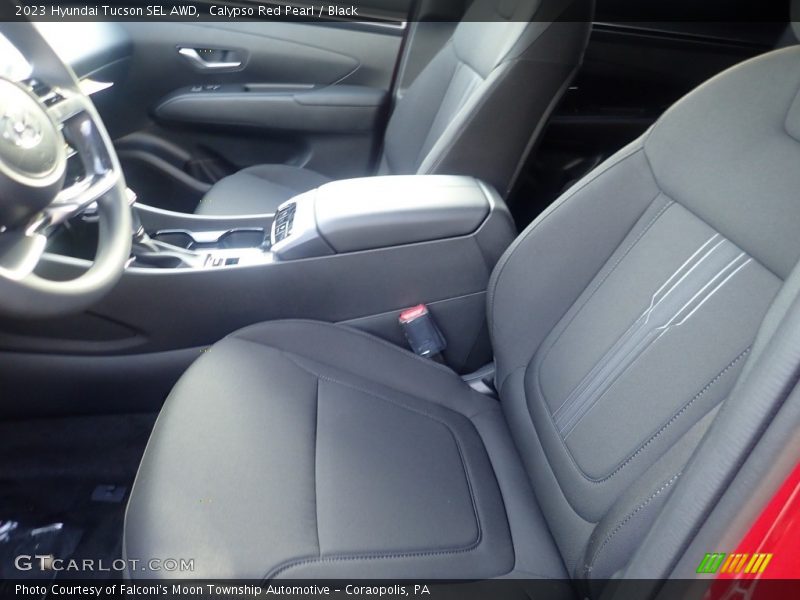 Calypso Red Pearl / Black 2023 Hyundai Tucson SEL AWD