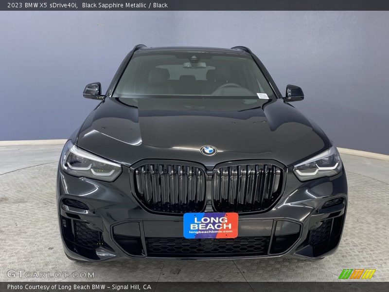 Black Sapphire Metallic / Black 2023 BMW X5 sDrive40i
