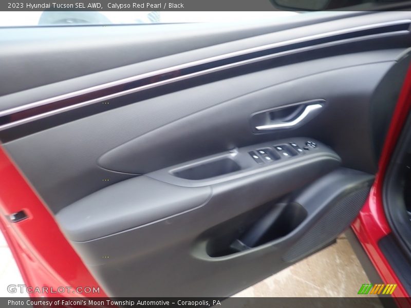 Calypso Red Pearl / Black 2023 Hyundai Tucson SEL AWD