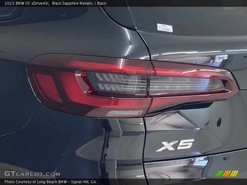 Black Sapphire Metallic / Black 2023 BMW X5 sDrive40i