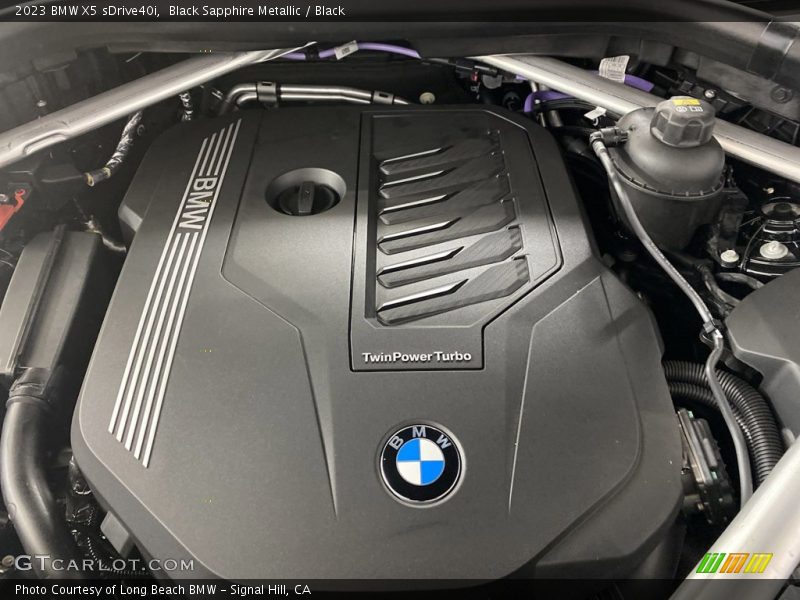 Black Sapphire Metallic / Black 2023 BMW X5 sDrive40i